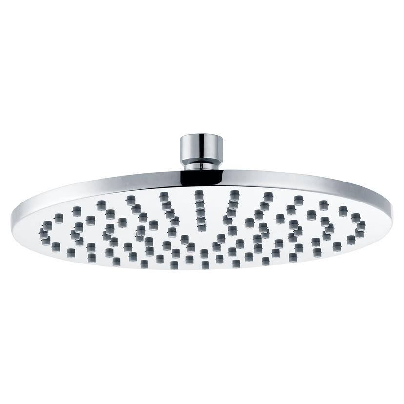 Round Brass 200mm Showerhead - Chrome